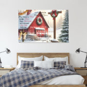 バ素朴ンキャンバIはまだ信じ驚くべきグラフ キャンバスプリント (インサイチュ (寝室))