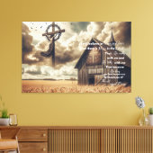 バ素朴ンキャンバIはまだ信じ驚くべきグラフ キャンバスプリント (インサイチュ (リビング))