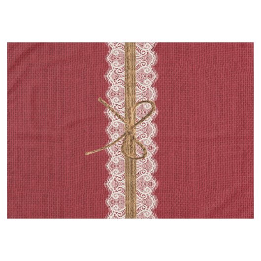 バ素朴ンズ結婚バーラップ秋の結婚式 テーブルクロス (正面(横))