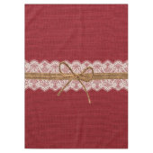 バ素朴ンズ結婚バーラップ秋の結婚式 テーブルクロス (正面)