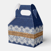 バ素朴ンズ結婚バーラップ秋の結婚式 フェイバーボックス (裏面サイド)