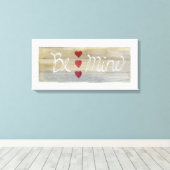 バ素朴ンタイン キャンバスプリント (インサイチュ (ウッドフロア))