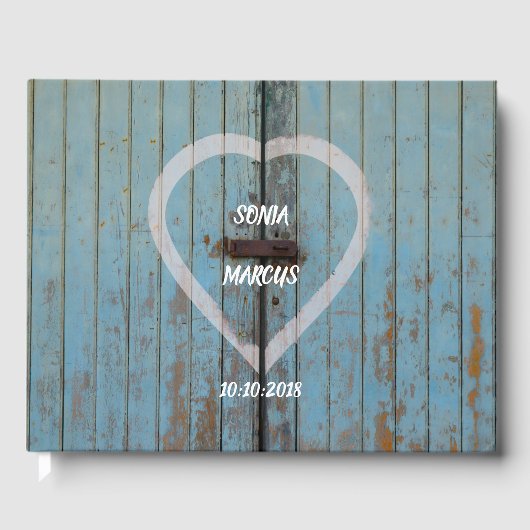 バ素朴ンドア結婚ー ゲストブック (正面)