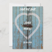 バ素朴ンドア結婚ー マグネット招待状 (正面)