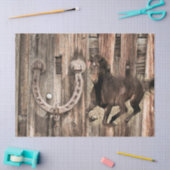 バ素朴ンドウッドの馬蹄形 薄葉紙 (クラフト)