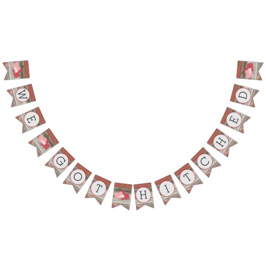 バ素朴ンハート我々が得ヒッ結婚チ バンティングフラッグ (全)