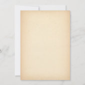 バ素朴ンファームカントリーサンフラワーデイジー結婚ズ 招待状 (裏面)