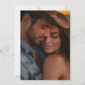 バ素朴ンファームハウスフォトセーブ・ザ・デイト セーブザデート (裏面)