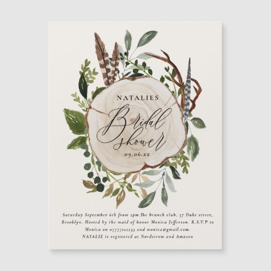 バ素朴ンファームハウス植物ブライダルシャワー (正面)