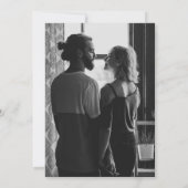 バ素朴ンフォトカップルシャワー招待状 案内状 (裏面)