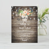 バ素朴ンフローラアントラー狩り夕べ結婚ズ 招待状 (スタンド正面)