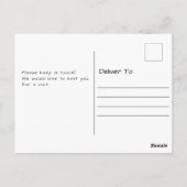 バ素朴ンポッティング小屋引っ越しました ポストカード (裏面)