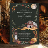 バ素朴ンランタンズオータムーン夕べ結婚ズ 招待状