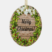 バ素朴ンリースホリデーオーナメント セラミックオーナメント (右)