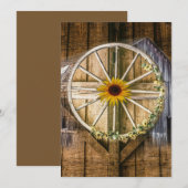 バ素朴ンワゴン車ひまわり シーズンカード (正面/裏面)