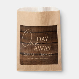 バ素朴ンワンデイ遠くにリハーサル結婚ディナー フェイバーバッグ