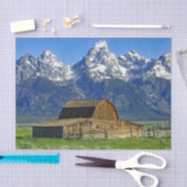 バ素朴ン山景写真 薄葉紙 (クラフト)