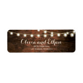 バ素朴ン木弦ラ結婚イト ラベル (正面)