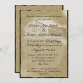 バ素朴ン結婚ズ 招待状 (正面/裏面)