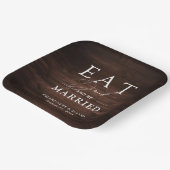 バ素朴ン食べウッドドックとビー結婚したズ ペーパープレート (傾斜あり)