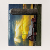 バ素朴ン・オハイオ。クリスマスの挨拶 ジグソーパズル (縦)