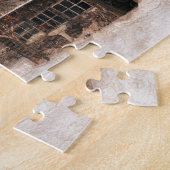 バ素朴ン&コテージヴィンテージスノーシーン ジグソーパズル (側面)