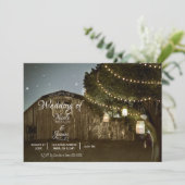 バ素朴ン&ツリーライツカントリージャーズ結婚 招待状 (スタンド正面)