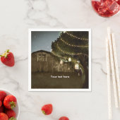 バ素朴ン&ツリーラ結婚イツナプキン スタンダードカクテルナプキン (インサイチュ)