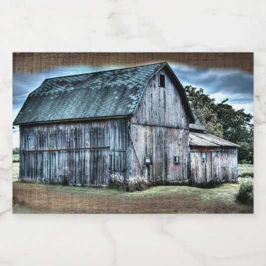 バ素朴ン フードラベル (シングルラベル)