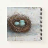 バ素朴ードネスト – 青 ノートブック (裏面)