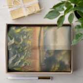 バ素朴ーンとコーンのフィールド水の色のデコページ 薄葉紙 (ギフト)