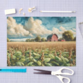 バ素朴ーンと大豆ファームの水の色の切り離し 薄葉紙 (クラフト)