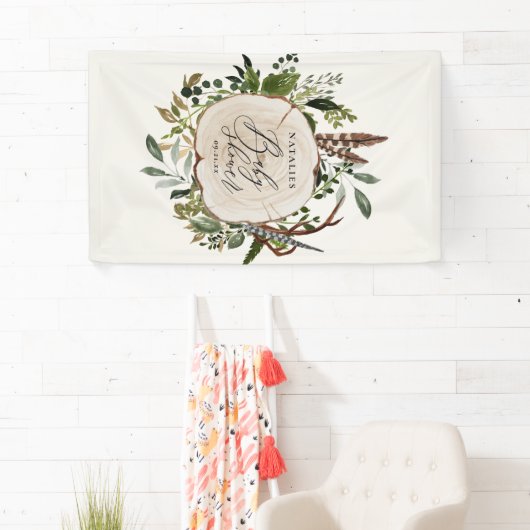 バ素朴ーンのスタイリッシュ赤ちゃん 横断幕 (インサイチュ)