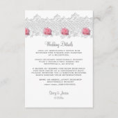 バ素朴ーンウッド&レ結婚ース エンクロージャーカード (正面)