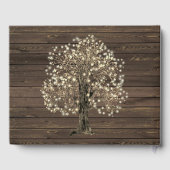 バ素朴ー結婚ンのストリングライツメイソンジャー ゲストブック (裏面)