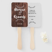 バ素朴ー結婚ンのハンドファン ハンドファン (正面&裏面)