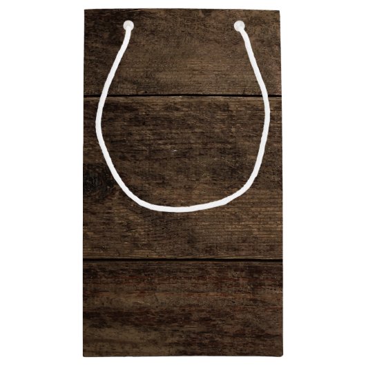 バ素朴ー結婚ンの木のメイソンの瓶バビーズブレス スモールペーパーバッグ (裏面)