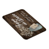 バ素朴ー結婚ンの木のメイソンの瓶バビーズブレス マグネット (右側)