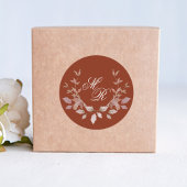 バ結婚ルグンディ・モノグラムクラシックカスタム ラウンドシール