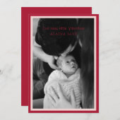 バ縁どモダンンバレンタイン シーズンカード (正面/裏面)