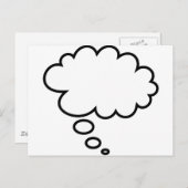 バ考えブ – 独自の文字を追加! ポストカード (正面/裏面)