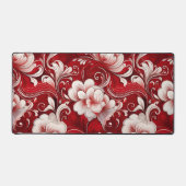 バ華美ン渦巻形のタイン愛の花 デスクマット (正面)