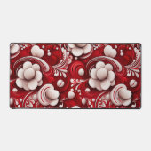 バ華美ン渦巻形のタイン愛の花 デスクマット (正面)