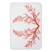 バ葉スマットの杉材 バスマット (正面縦)