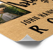 バ賛美ラップファームハウス7ファミリーフォトコラージュ ポスター (角)