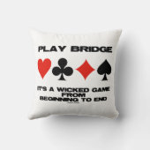 バ遊ッシュ最初から悪いゲームだ クッション (裏面)