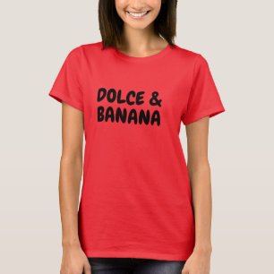 バ食べナ・ドルチェ・シャおもしろいツ – フルーツラバーティー Tシャツ