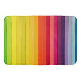 バ鮮やかスストライプのマット – ソフト&吸収材 バスマット