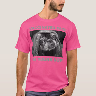 パおもしろいグワクチン接種ミーム犬の恋人ドクターズナース Tシャツ