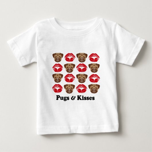 パおもしろいグ ベビーTシャツ (正面)